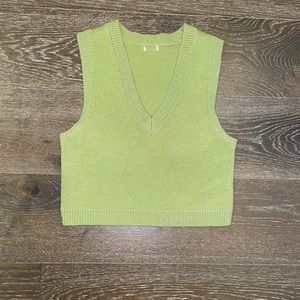 2/$16 GARAGE Cropped Sweater Vest XS/S